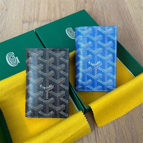 goyard card holder wallet|goyard saint pierre card holder.